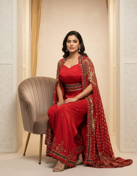 Taj Crepe Indo Western