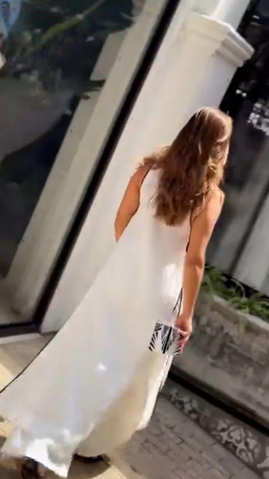 White 2 Piece Long Co-ord Set