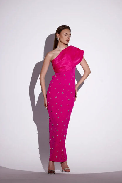 Chic Pink Party Dress for Women | Stylish Western Outfit Delhi