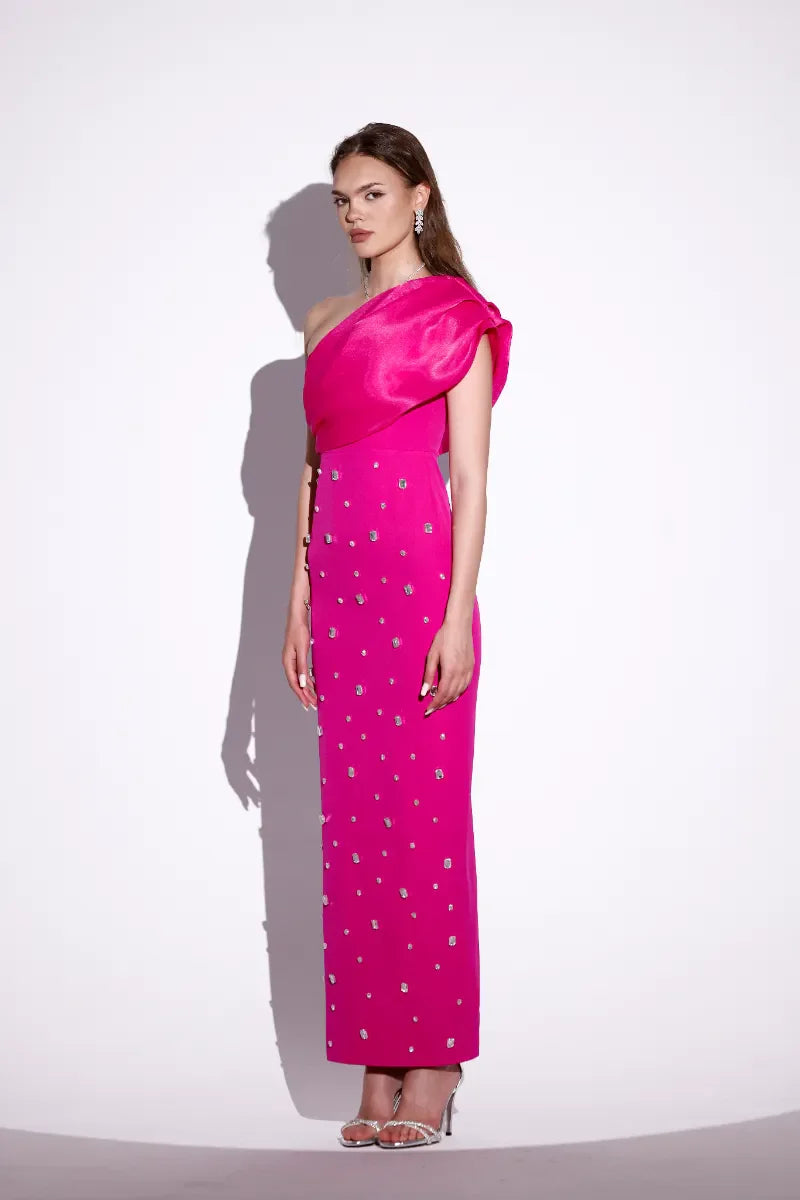 Chic Pink Party Dress for Women | Stylish Western Outfit Delhi