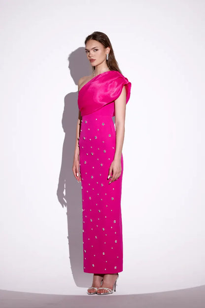 Chic Pink Party Dress for Women | Stylish Western Outfit Delhi