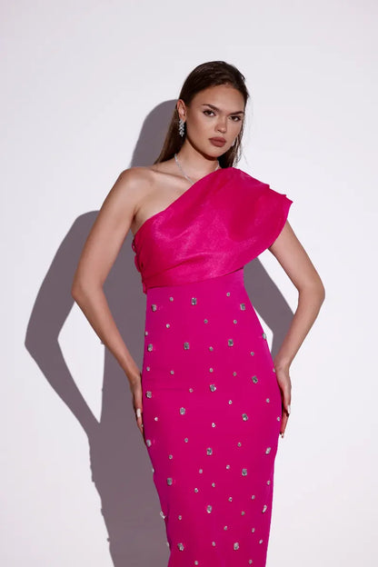 Chic Pink Party Dress for Women | Stylish Western Outfit Delhi