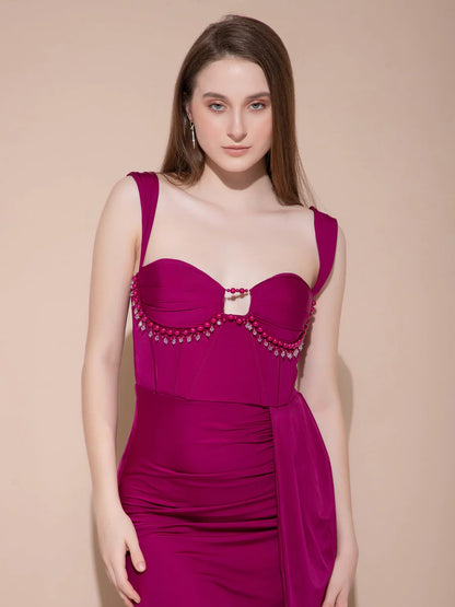 Chic Pink Party Dress